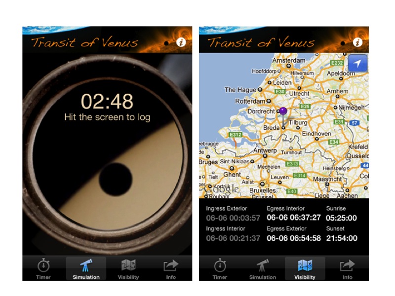 Transit of Venus 2012 App Enables Cosmic Calculations Next Week